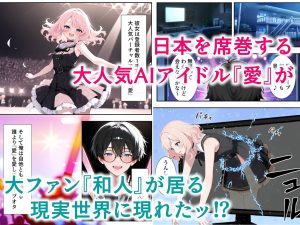 AIアイドルとの甘い生活を描いたエロティックな作品