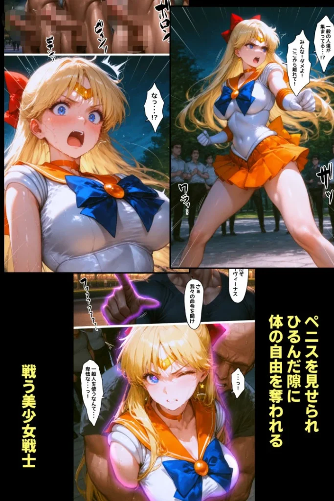 ヴィー〇ス陥落、洗脳されて監獄で産み続ける正義のヒロイン