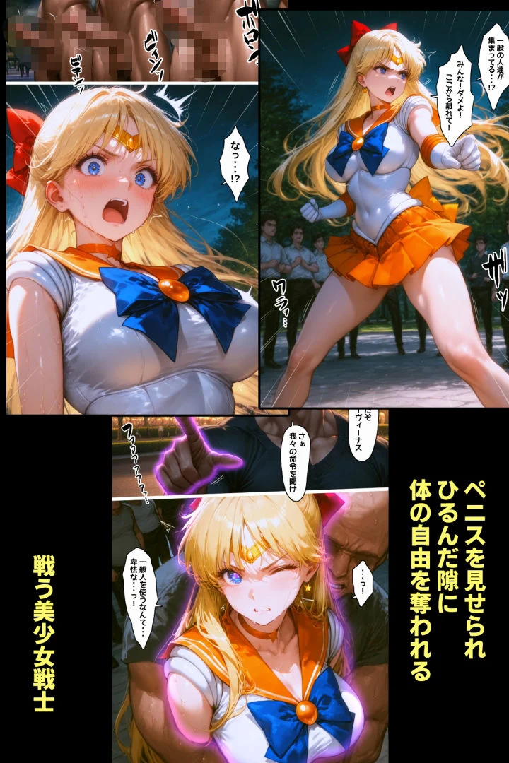 ヴィー〇ス陥落、洗脳されて監獄で産み続ける正義のヒロイン