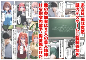 中野家 総集編＆新作:五つ子たちとデスゲーム♂に参加したら《前編＆後編》