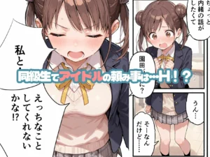アイドルの練習セックスを描いたエロ漫画
