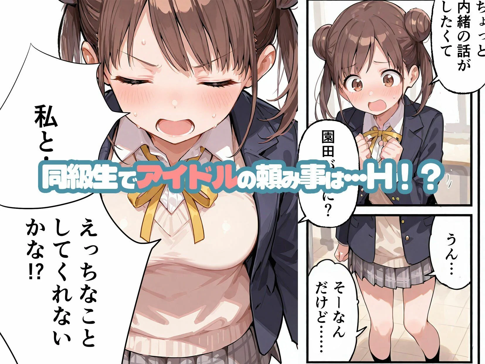 アイドルの練習セックスを描いたエロ漫画