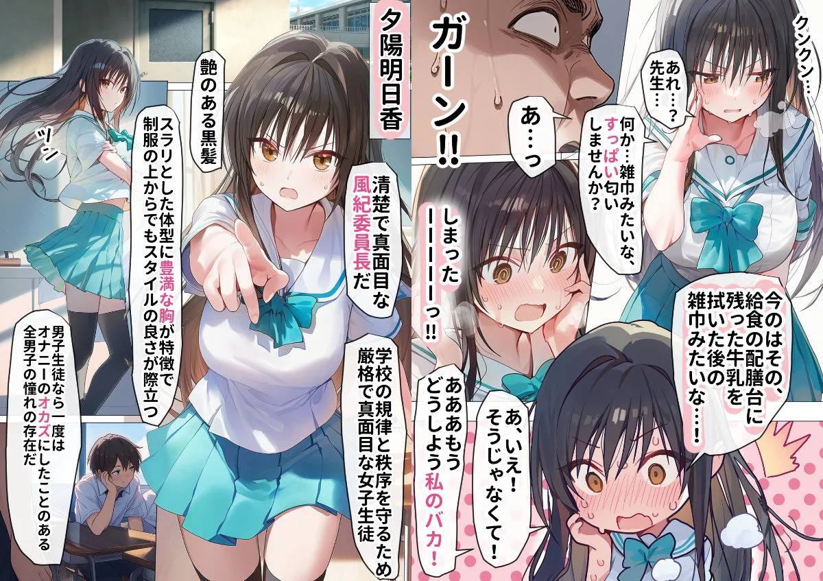 催淫ノート 男子達がオカズにしている風紀委員長を寝取ってみた