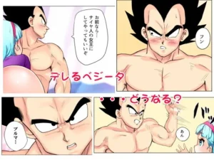 ブルマとベジータのエロティックな同人作品