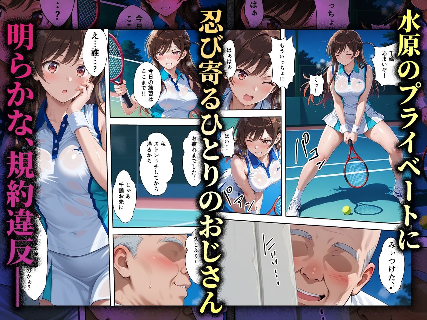 心堕浸食_清楚で一途な水〇千鶴がおじさんのち〇ぽに陥落するなんて…