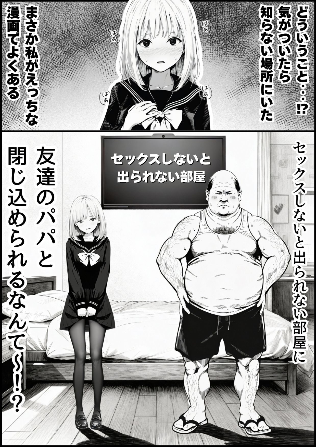 親友の父親との禁断のエロティックなコミック