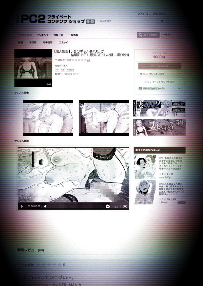 結婚記念日の浮気SEXを隠し撮りで楽しむ