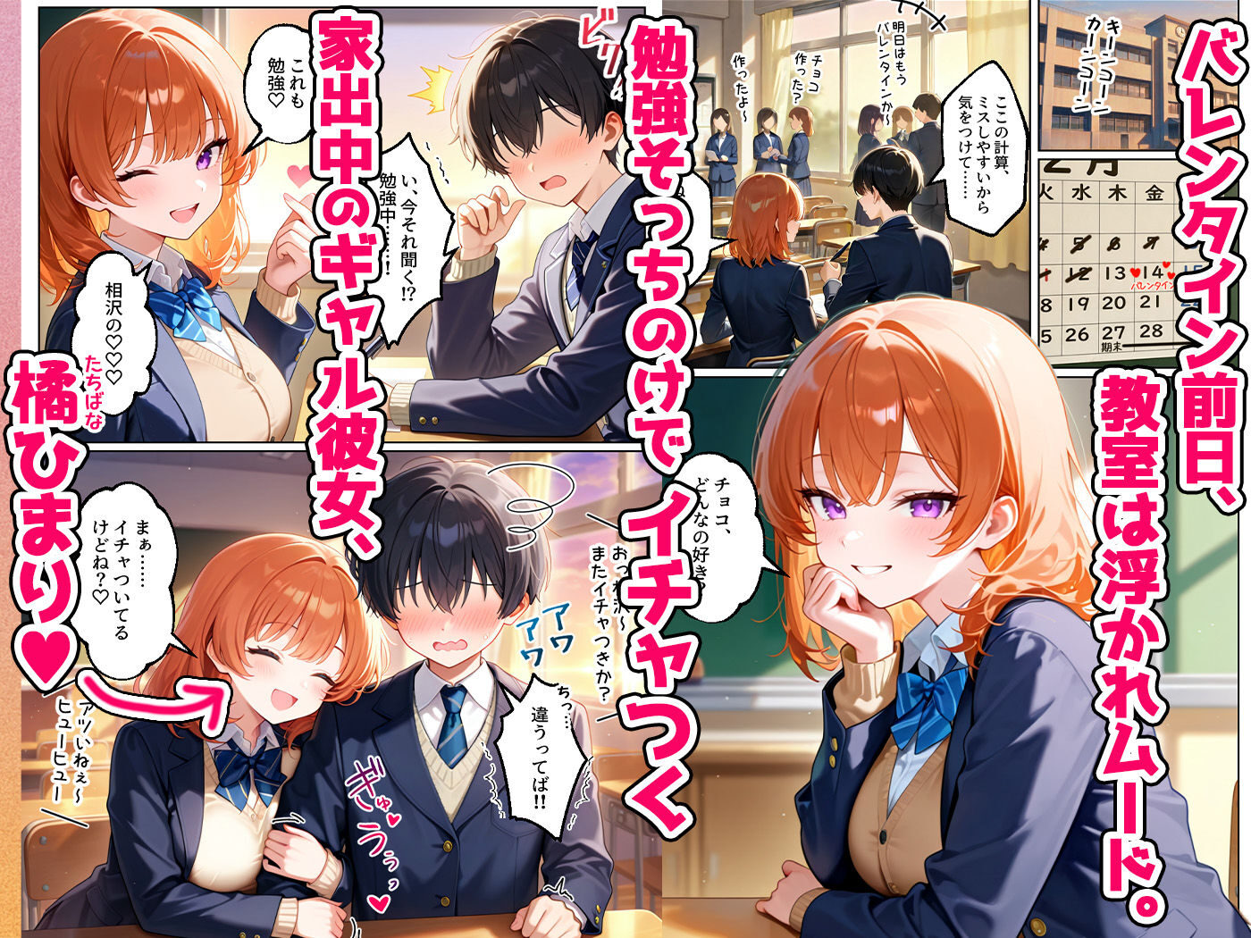 家出ギャルとのバレンタイン中出しH