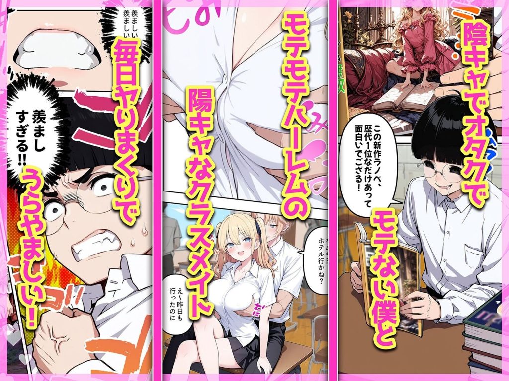 陰キャヲタクがモテる世界でヤリチンになる