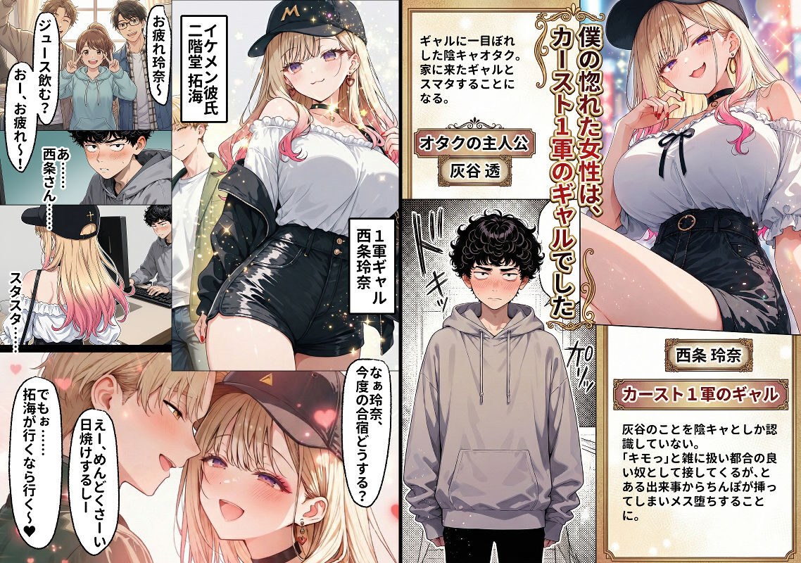 カースト1軍ギャルと陰キャオタクの特濃種付け物語